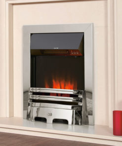 Celsi Accent Traditional electric fire in chrome
