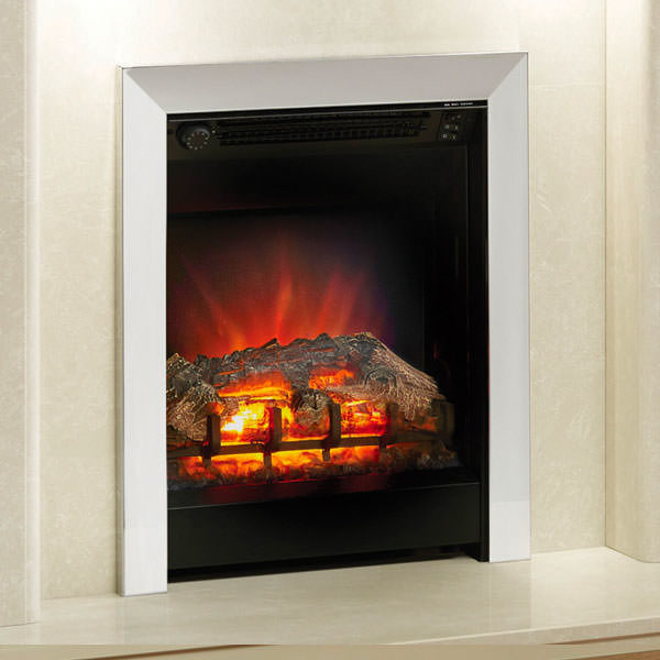 BeModern Athena Electric Fire in Silver